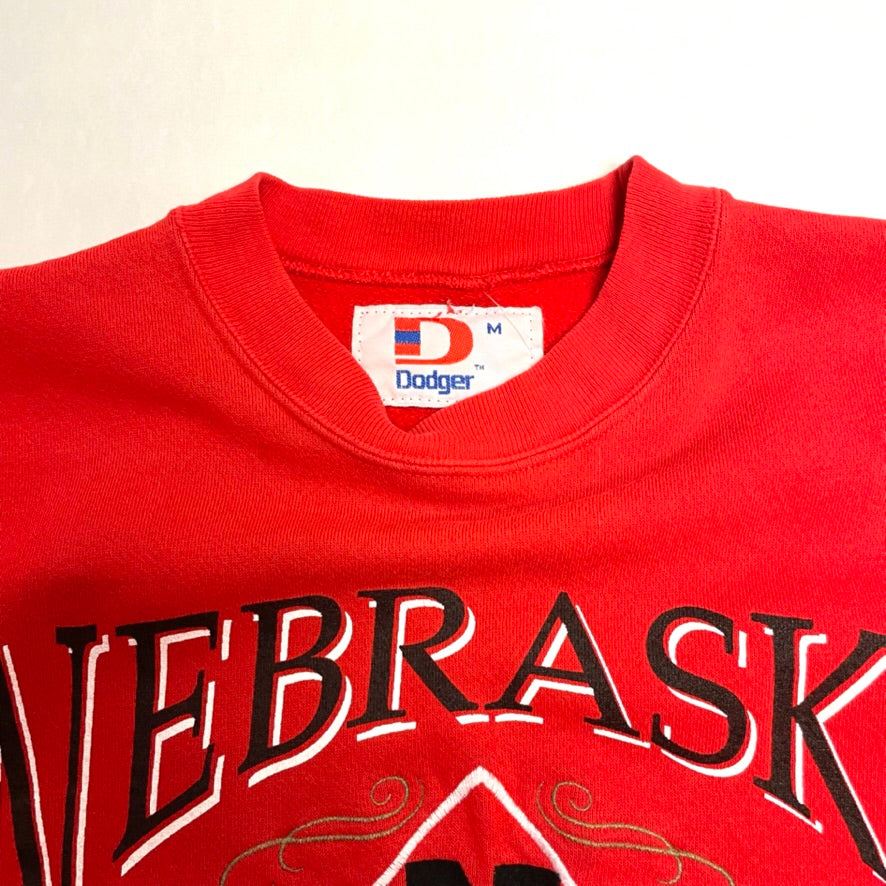 Vintage Nebraska Huskers Dodger Crewneck M