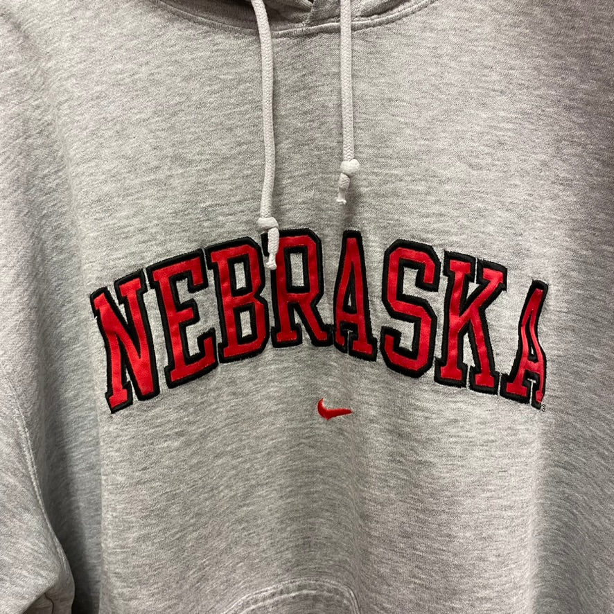 Vintage Nebraska Huskers Nike Hoodie L
