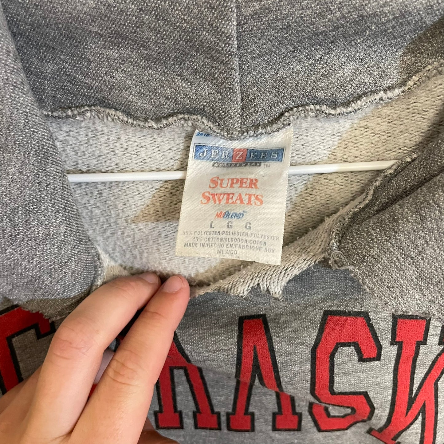 Vintage Nebraska Huskers Baseball Sweatshirt L