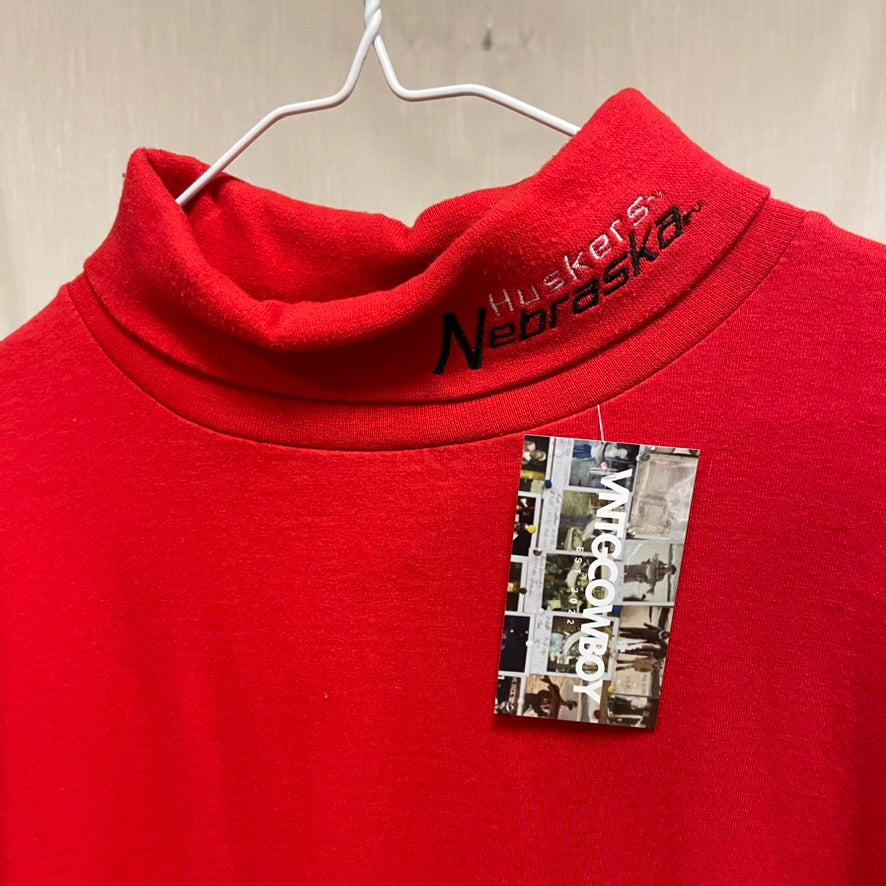 Vintage Nebraska Huskers Turtleneck Shirt XL