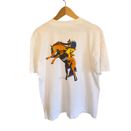 Vintage Marlboro Wild West Cigarette Pocket Shirt XL