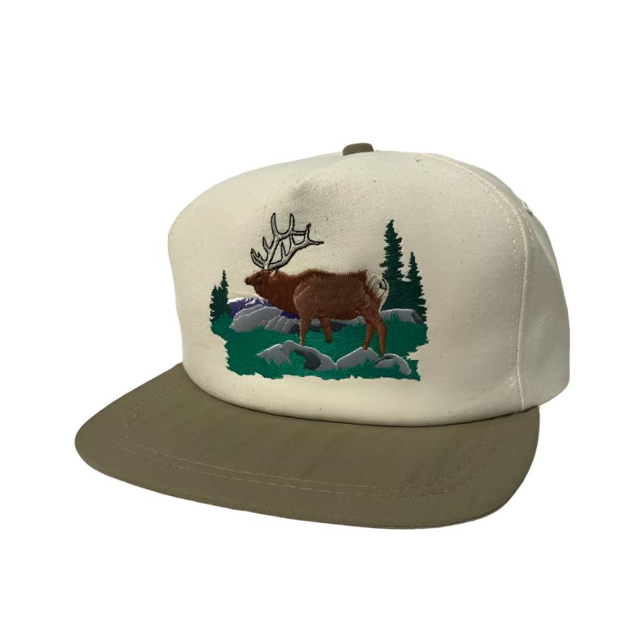 Vintage New Holland Elk Snapback Hat