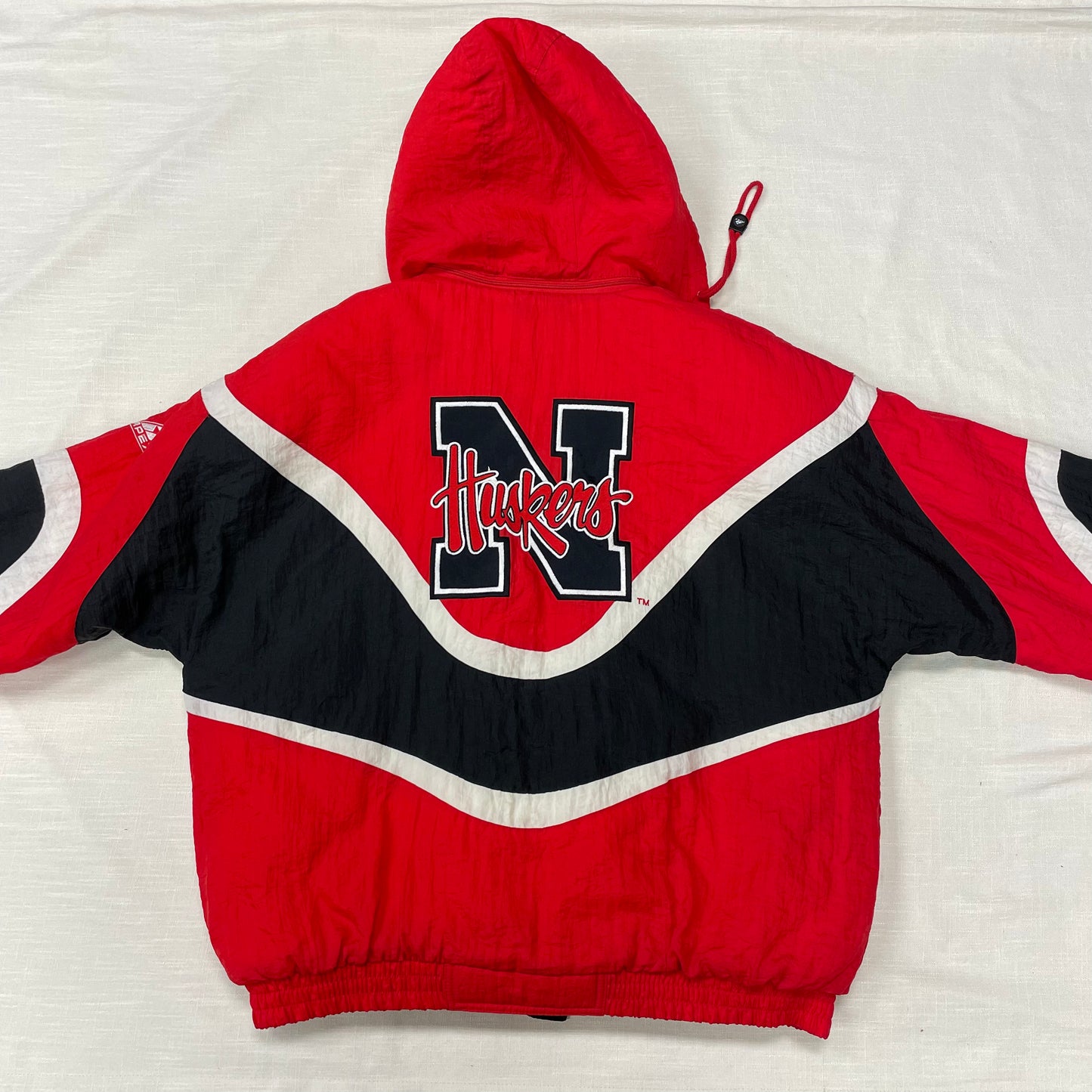 Vintage Nebraska Huskers APEX ONE Puffer Jacket XL