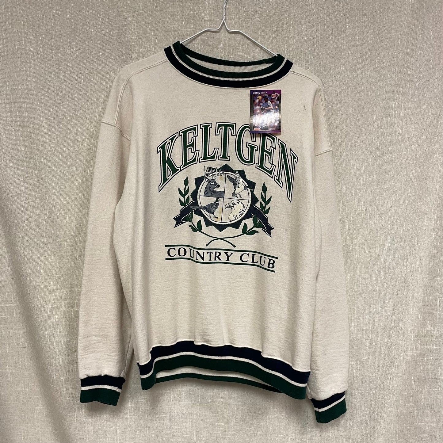Vintage Keltgen Seed Country Club Crewneck L