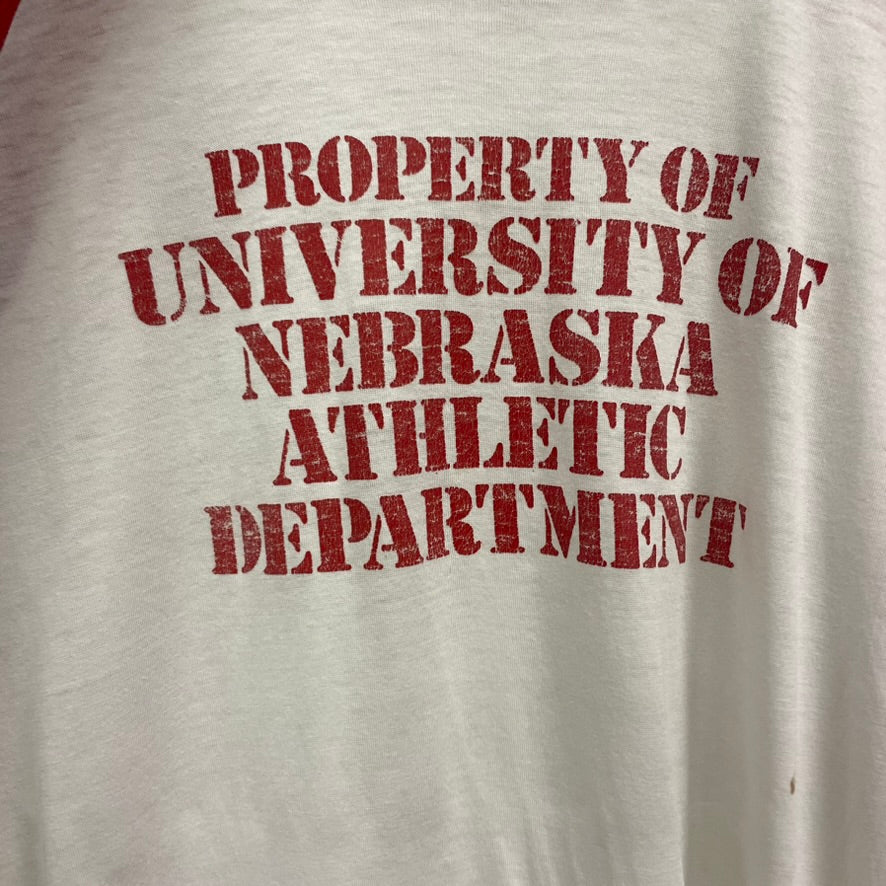 Vintage Nebraska Huskers 3/4 Shirt M