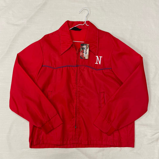 Vintage Nebraska Huskers Western Jacket L
