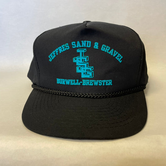 Vintage Jeffres Sand and Gravel Strapback Hat