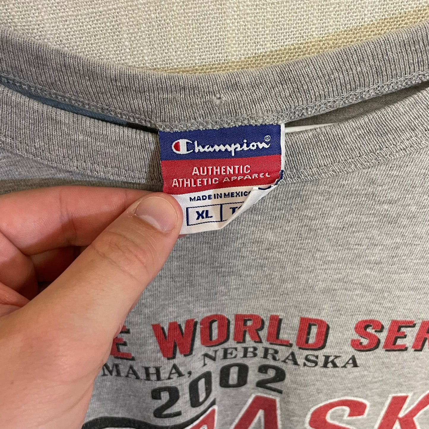 Vintage Nebraska Huskers 2001 College World Series Shirt XL