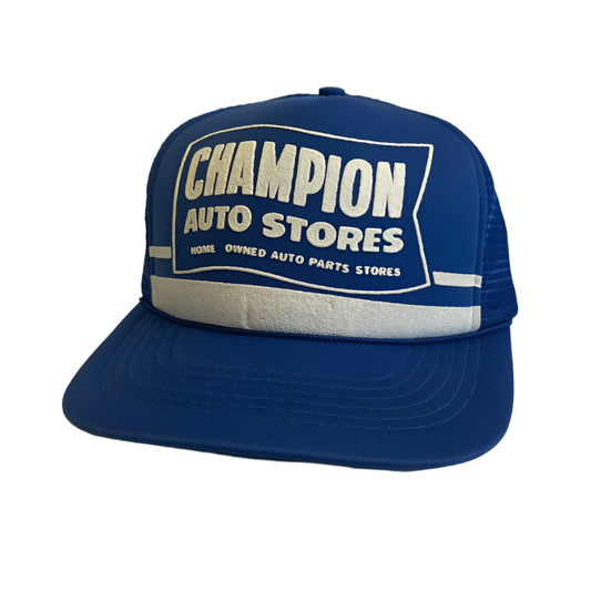 Vintage Champion Auto Stores Snapback Hat