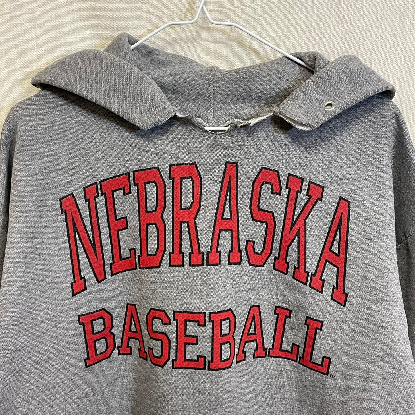 Vintage Nebraska Huskers Baseball Sweatshirt L