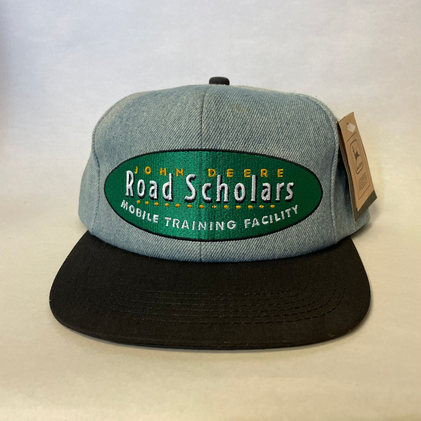 Vintage John Deere Denim Snapback Hat NWT