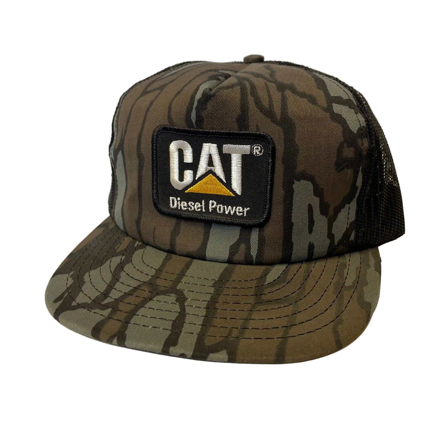 Vintage CAT Diesel Power Equipment Snapback Trucker Hat