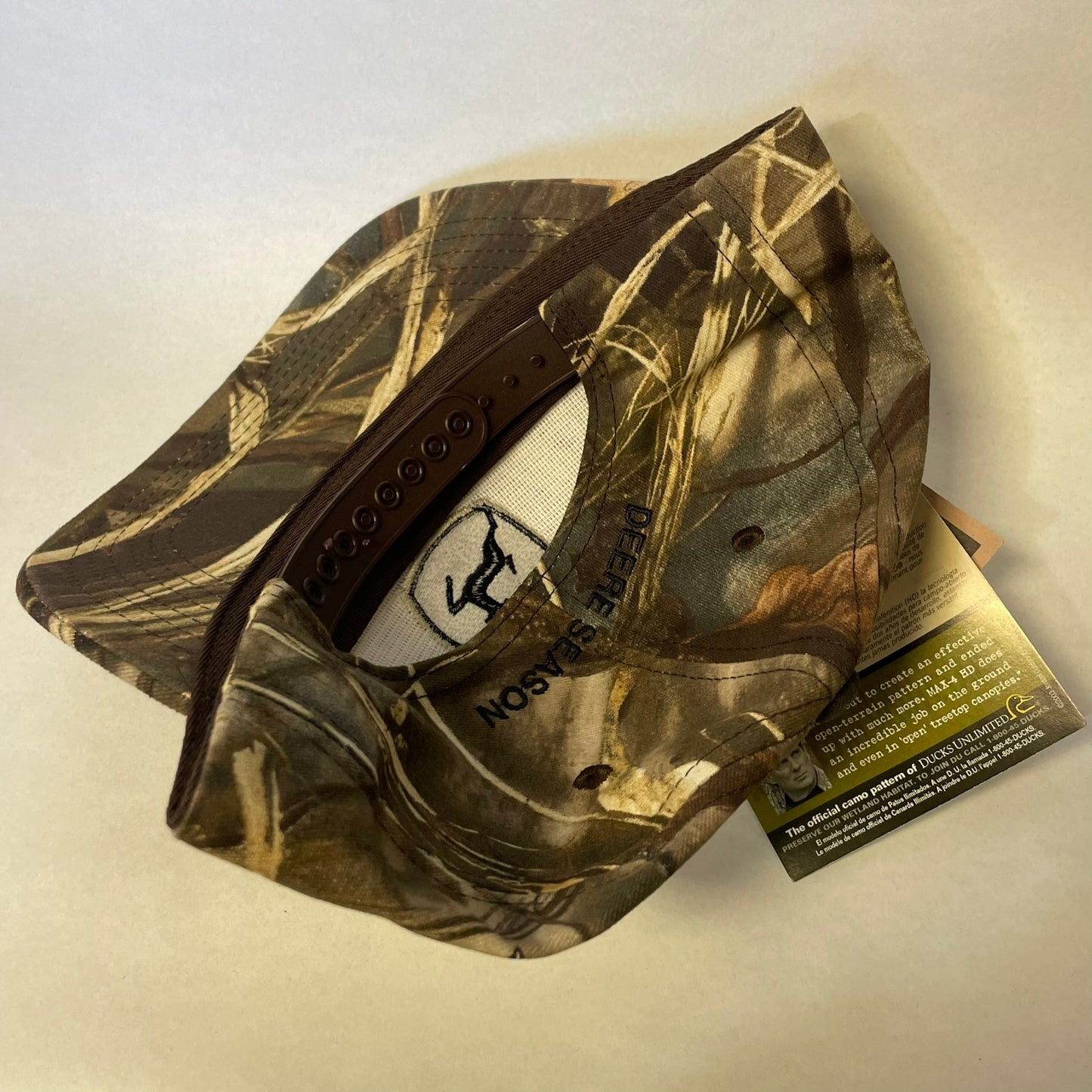 Vintage John Deere Camo Snapback Hat NWT