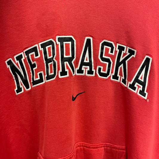 Vintage Nebraska Huskers Nike Hoodie L