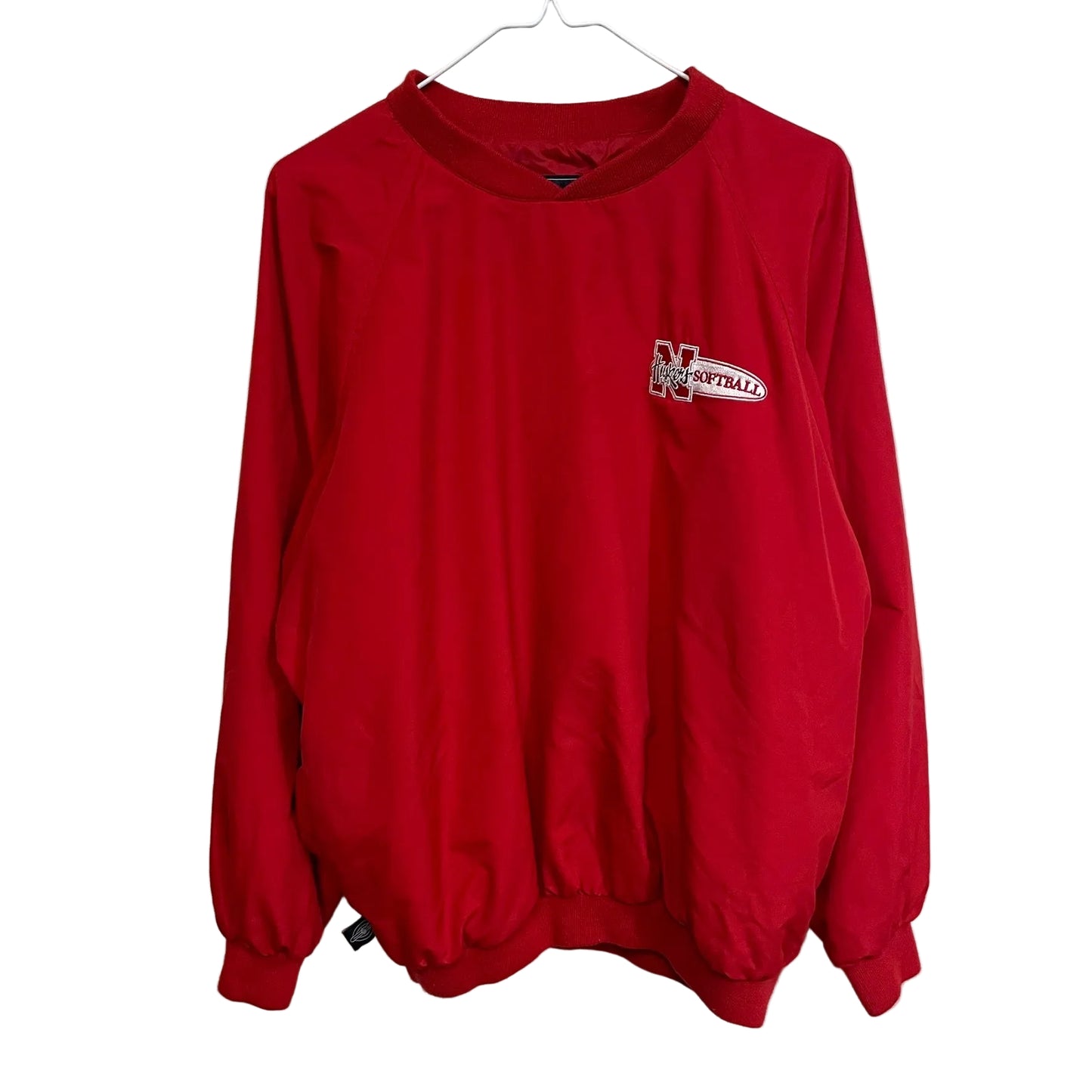 Vintage Nebraska Huskers Softball Windbreaker