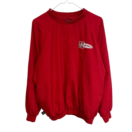 Vintage Nebraska Huskers Softball Windbreaker
