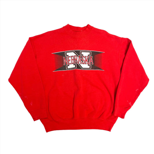 Vintage Nebraska Huskers Fruit of The Loom Crewneck XL