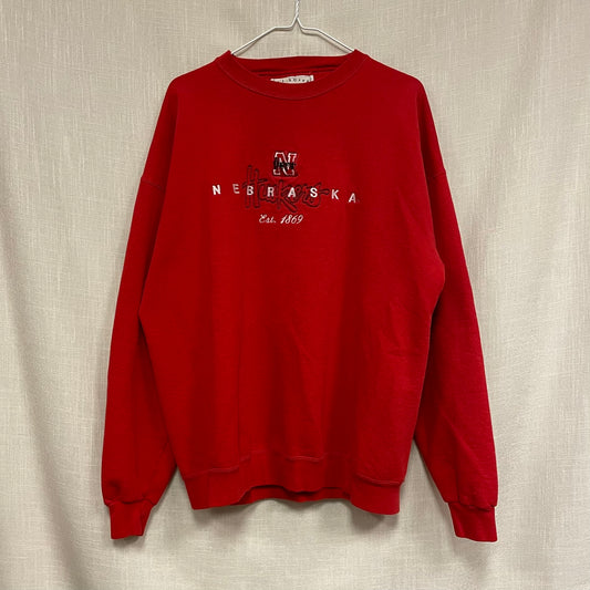 Vintage Nebraska Huskers Crewneck XXL