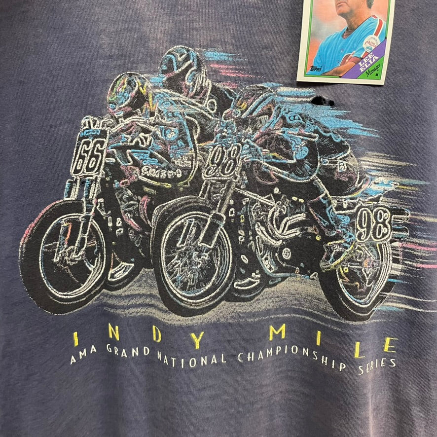 Vintage Indy Mile Grand Nationals Championship Series 1999 Tour Shirt L