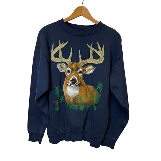 Vintage Deer Crewneck L