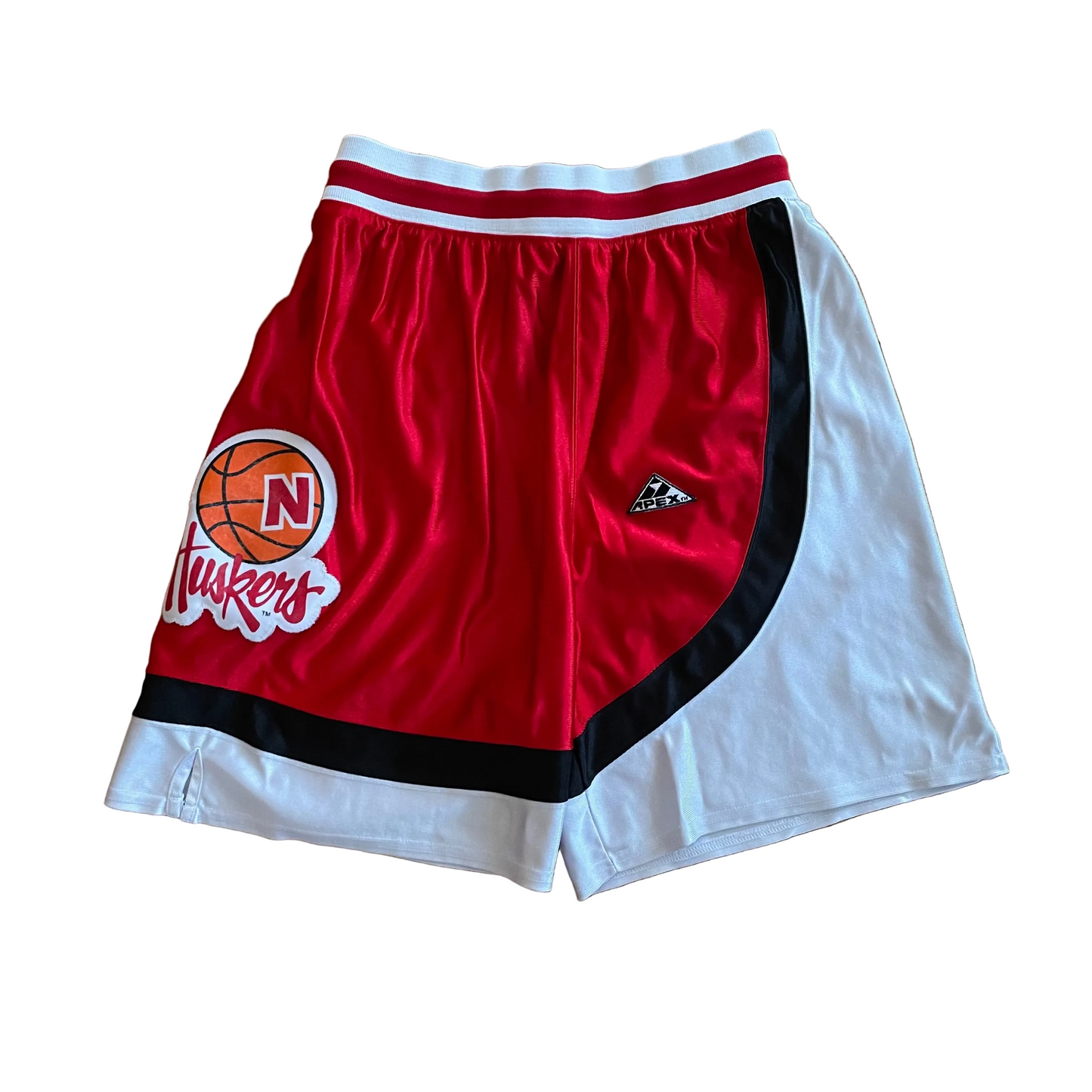 Vintage Nebraska Huskers Basketball APEX ONE Shorts