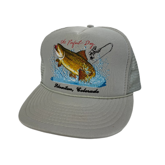 Vintage Silverton, Colorado Salmon Destination Snapback