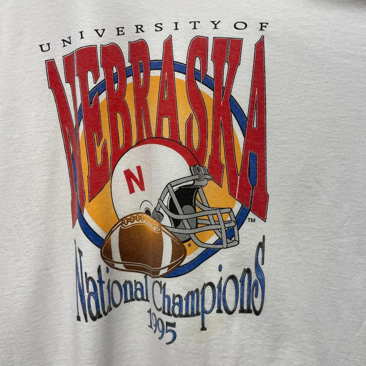 Vintage Nebraska Huskers 1995 National Champions Shirt XL