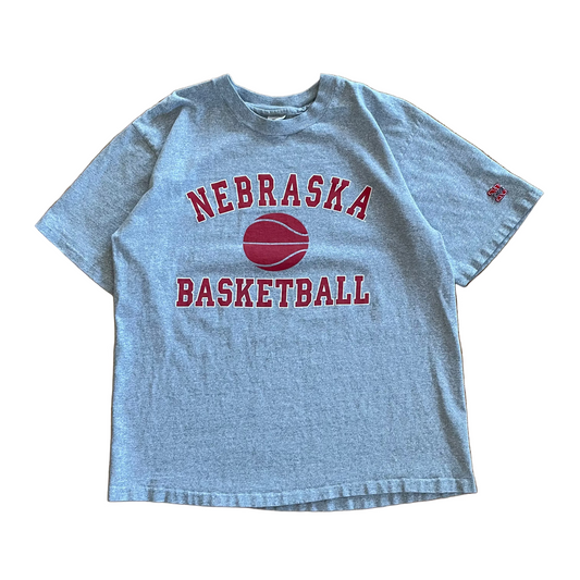 Vintage Nebraska Huskers Basketball Shirt XL