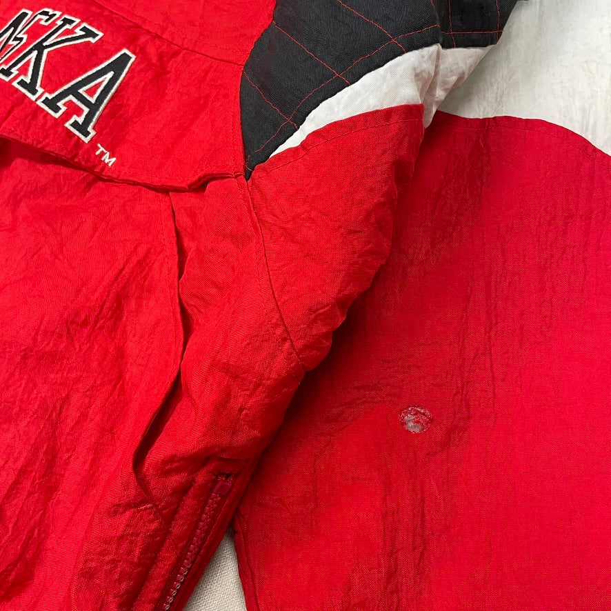 Vintage Nebraska Huskers STARTER Puffer Jacket L