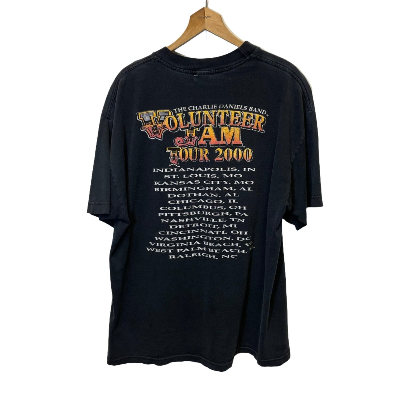 Vintage The Charlie Daniels Band Volunteer Jam Tour 2000 Shirt XL