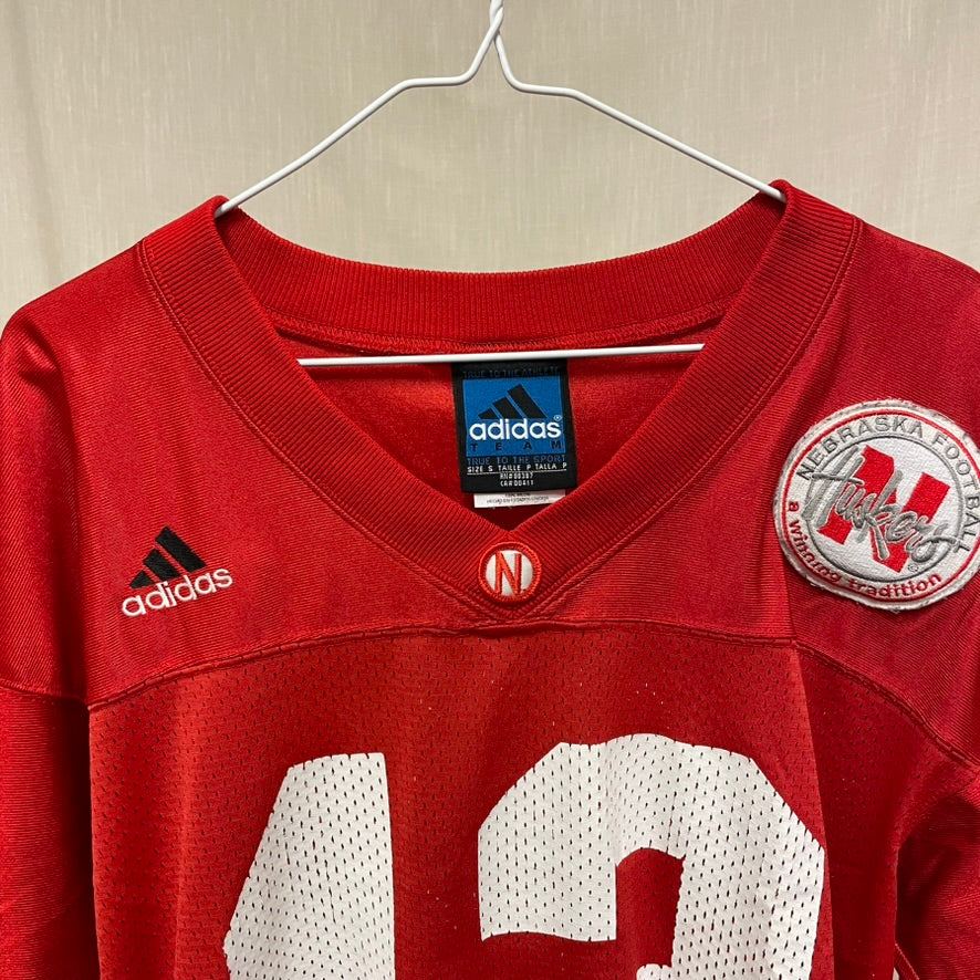 Vintage Nebraska Huskers Adidas Jersey S