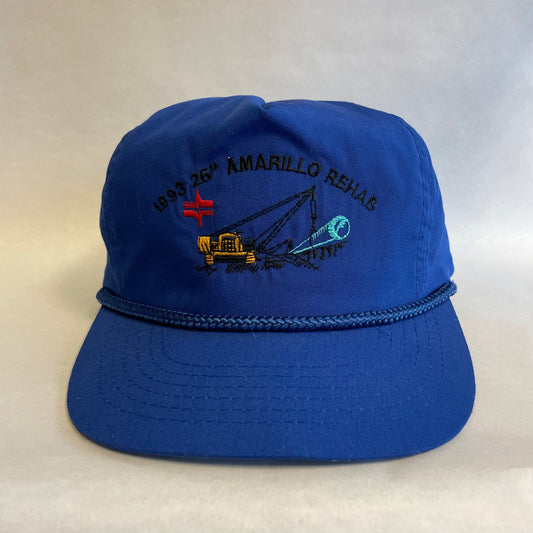 Vintage 1993 Amarillo Rehab Snapback Hat
