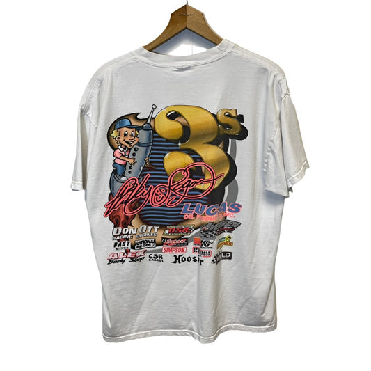 Vintage Ricky Logan Sprint Car Racing Shirt L