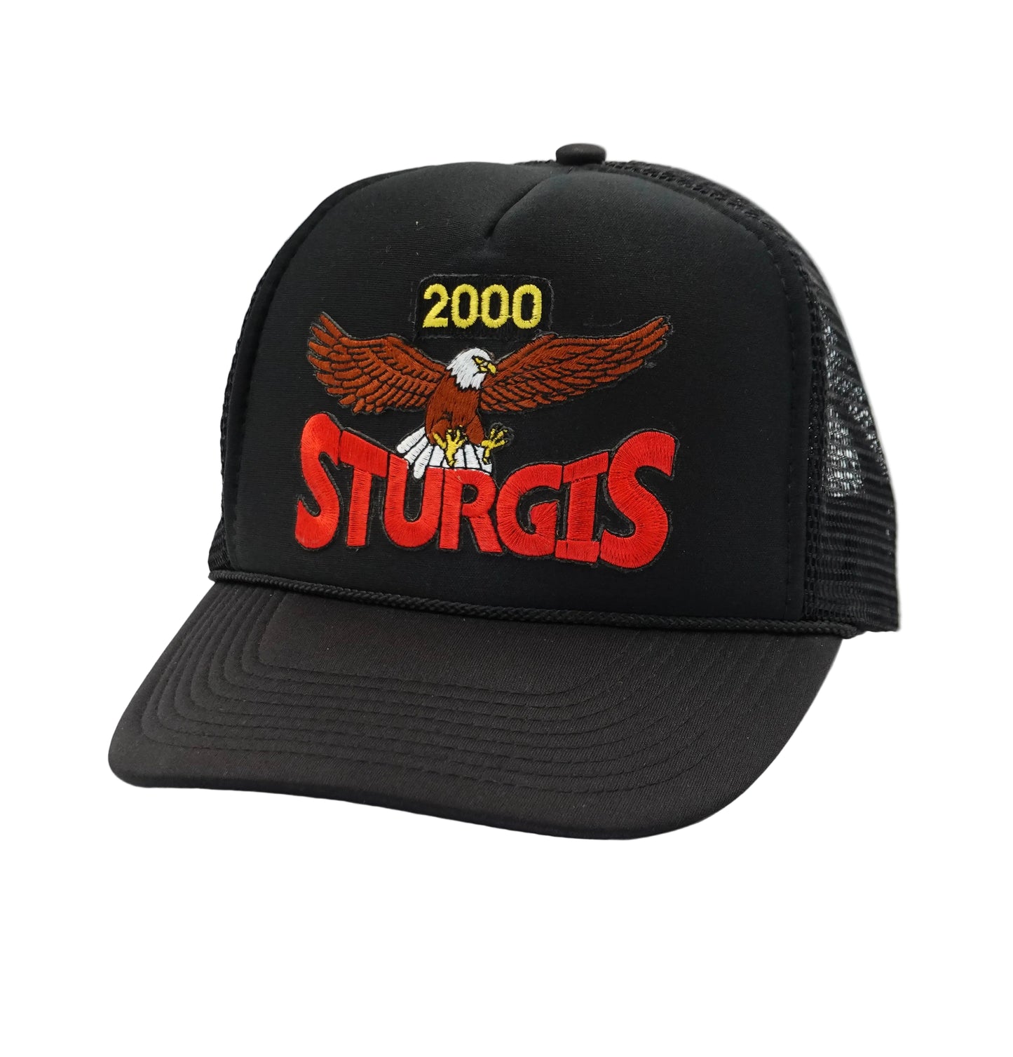 Vintage Sturgis Biker Rally 2000 Snapback Trucker Hat