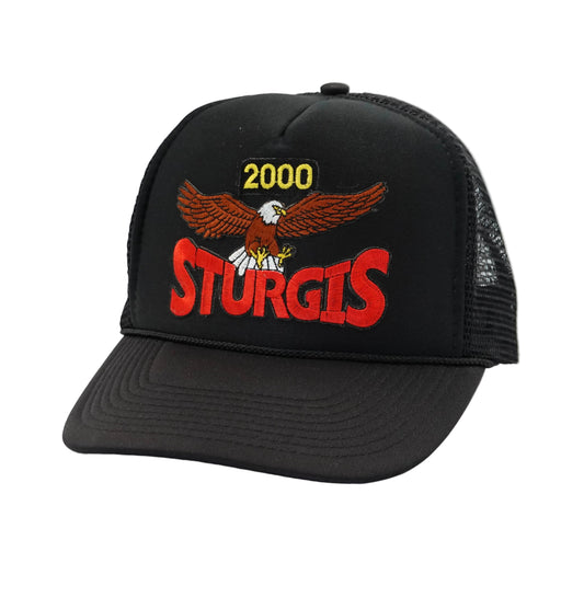 Vintage Sturgis Biker Rally 2000 Snapback Trucker Hat