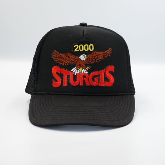 Vintage Sturgis Biker Rally 2000 Snapback Trucker Hat