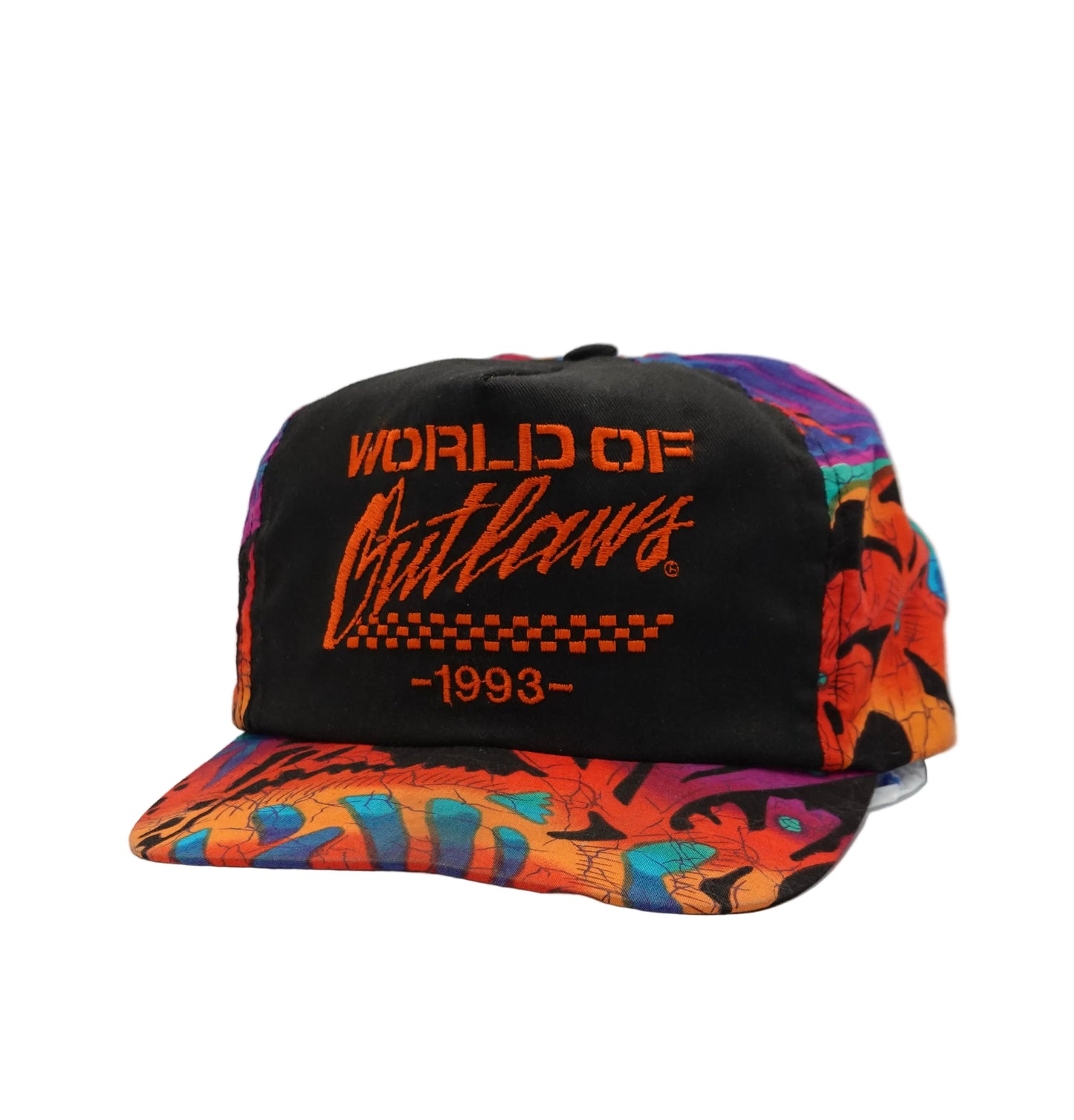 Vintage World of Outlaws 1993 Strapback Hat