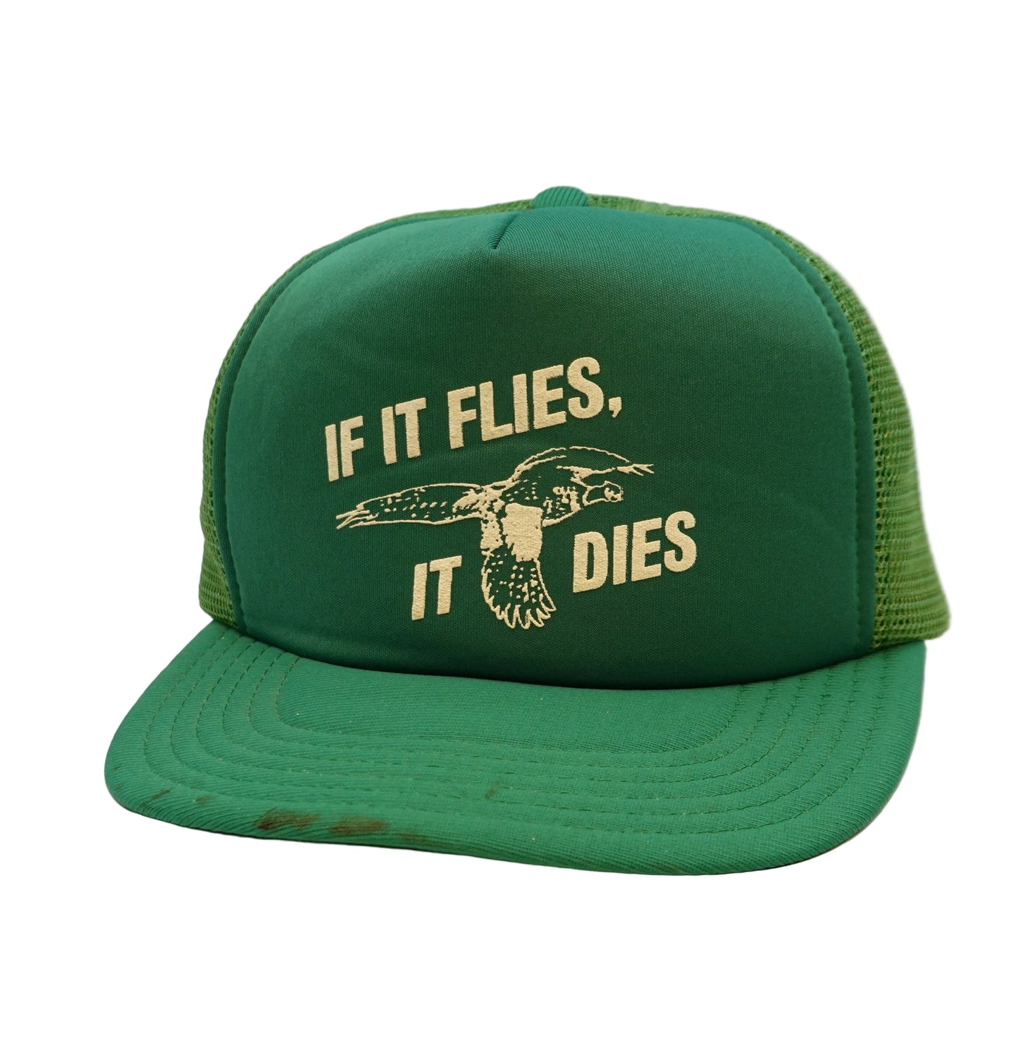 Vintage 'IF IT FLIES IT DIES' Snapback Hat