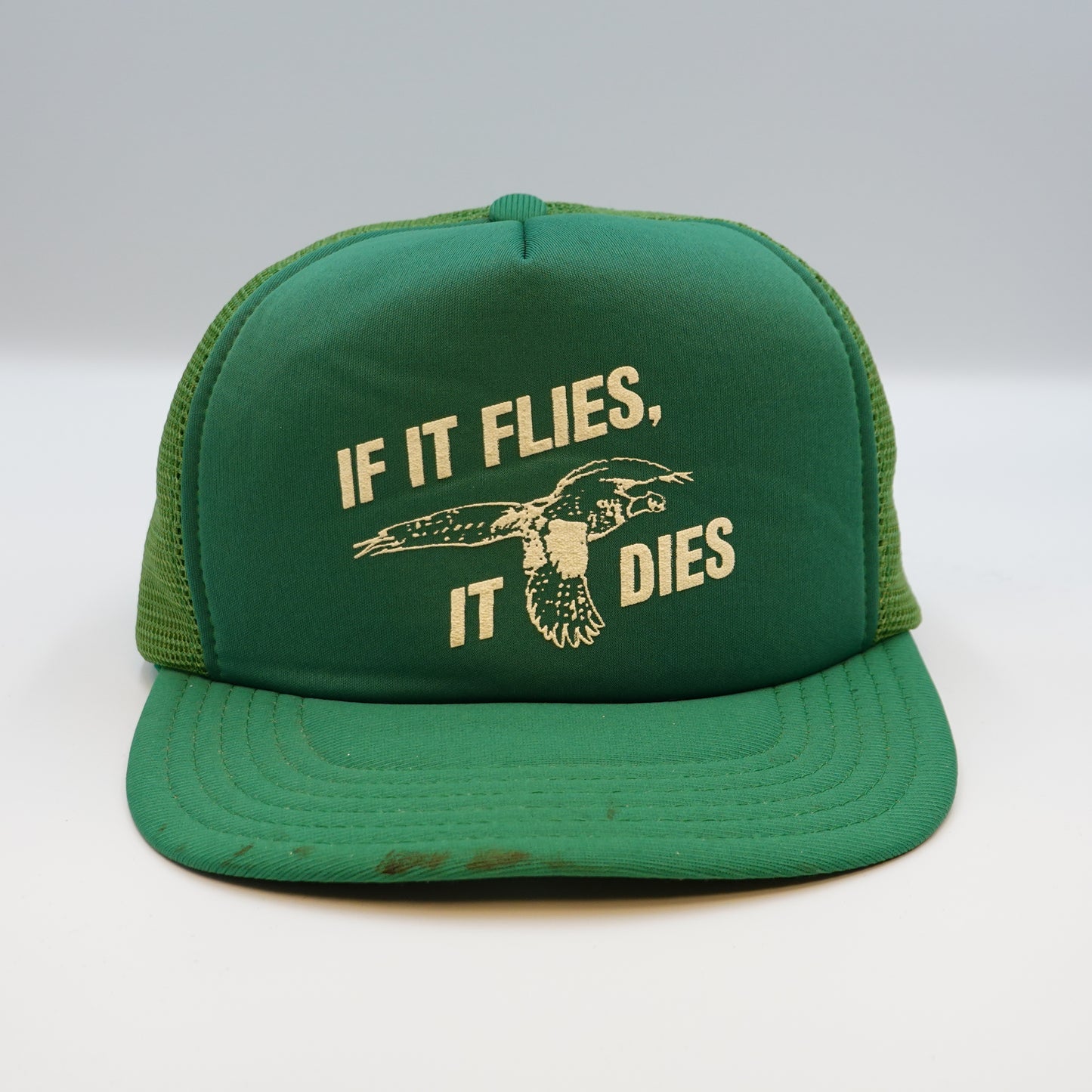 Vintage 'IF IT FLIES IT DIES' Snapback Hat