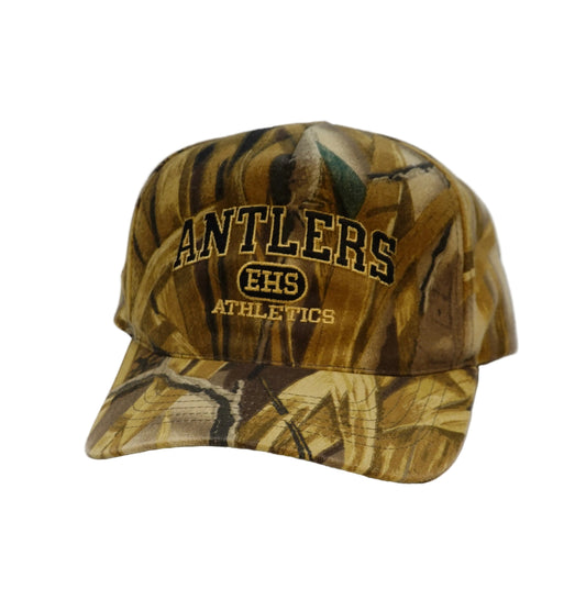 Vintage Antlers Athletics Camo Snapback Hat