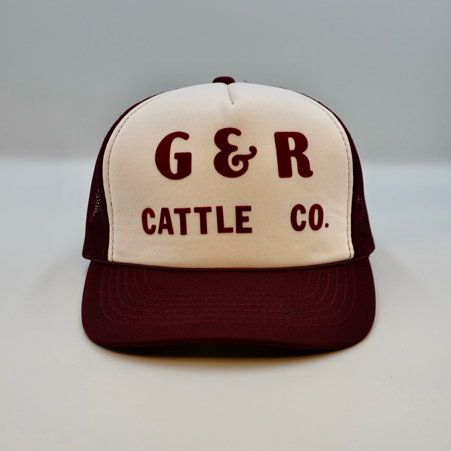 Vintage G & R Cattle Co. Snapback Trucker Hat