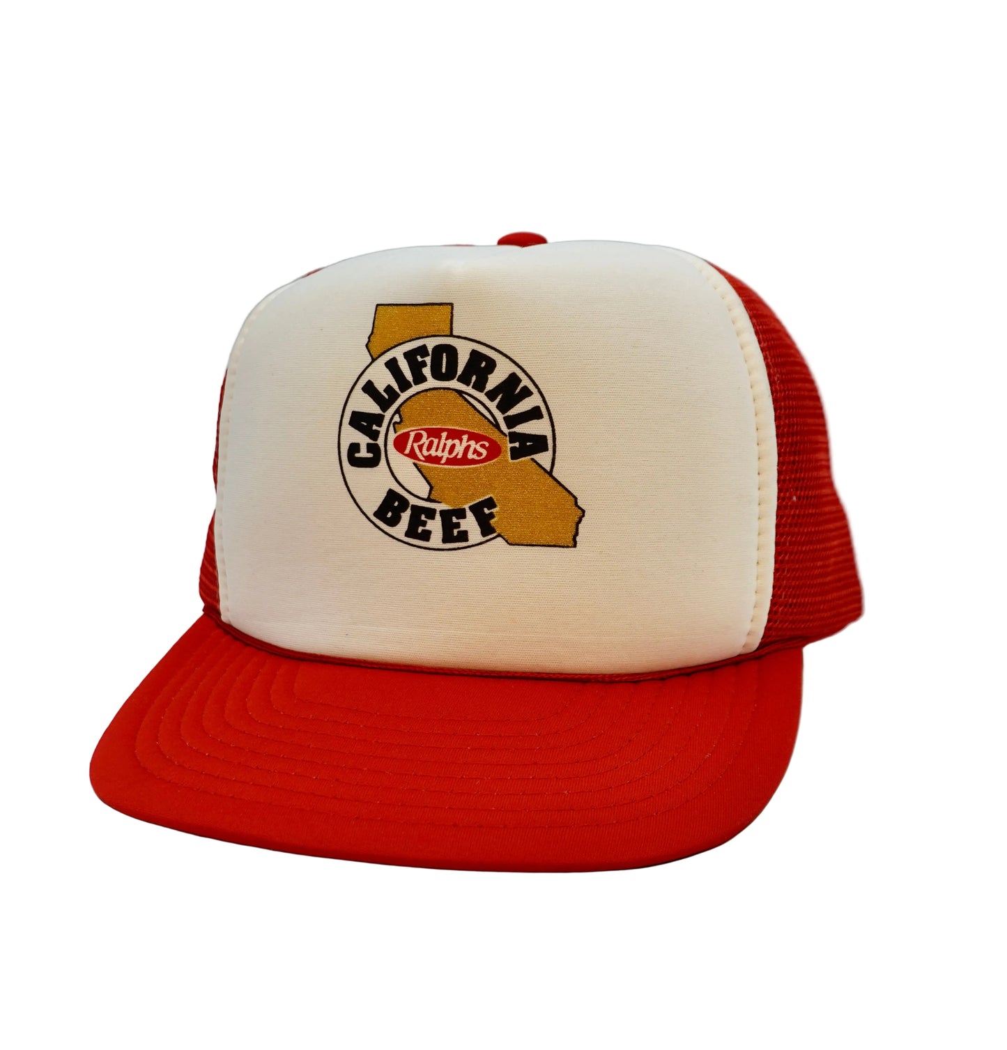 Vintage Ralph's California Beef Snapback Trucker Hat