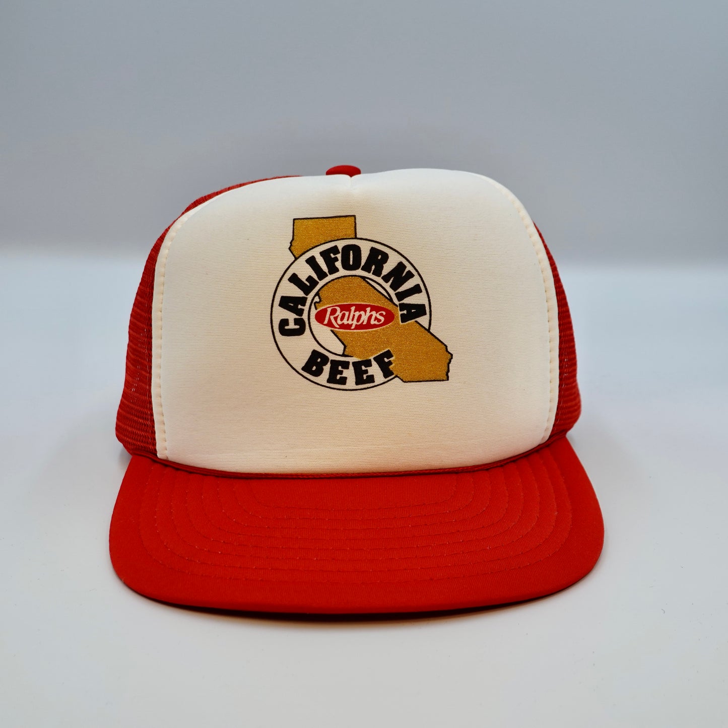 Vintage Ralph's California Beef Snapback Trucker Hat