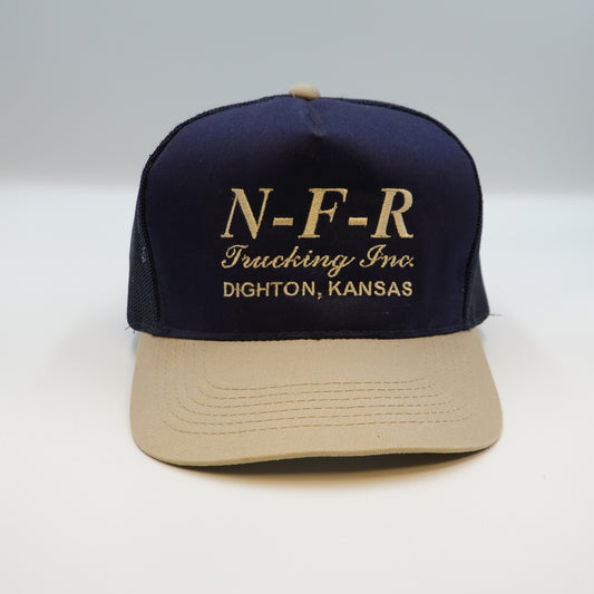 Vintage NFR Trucking Dighton Kansas Snapback Trucker Hat