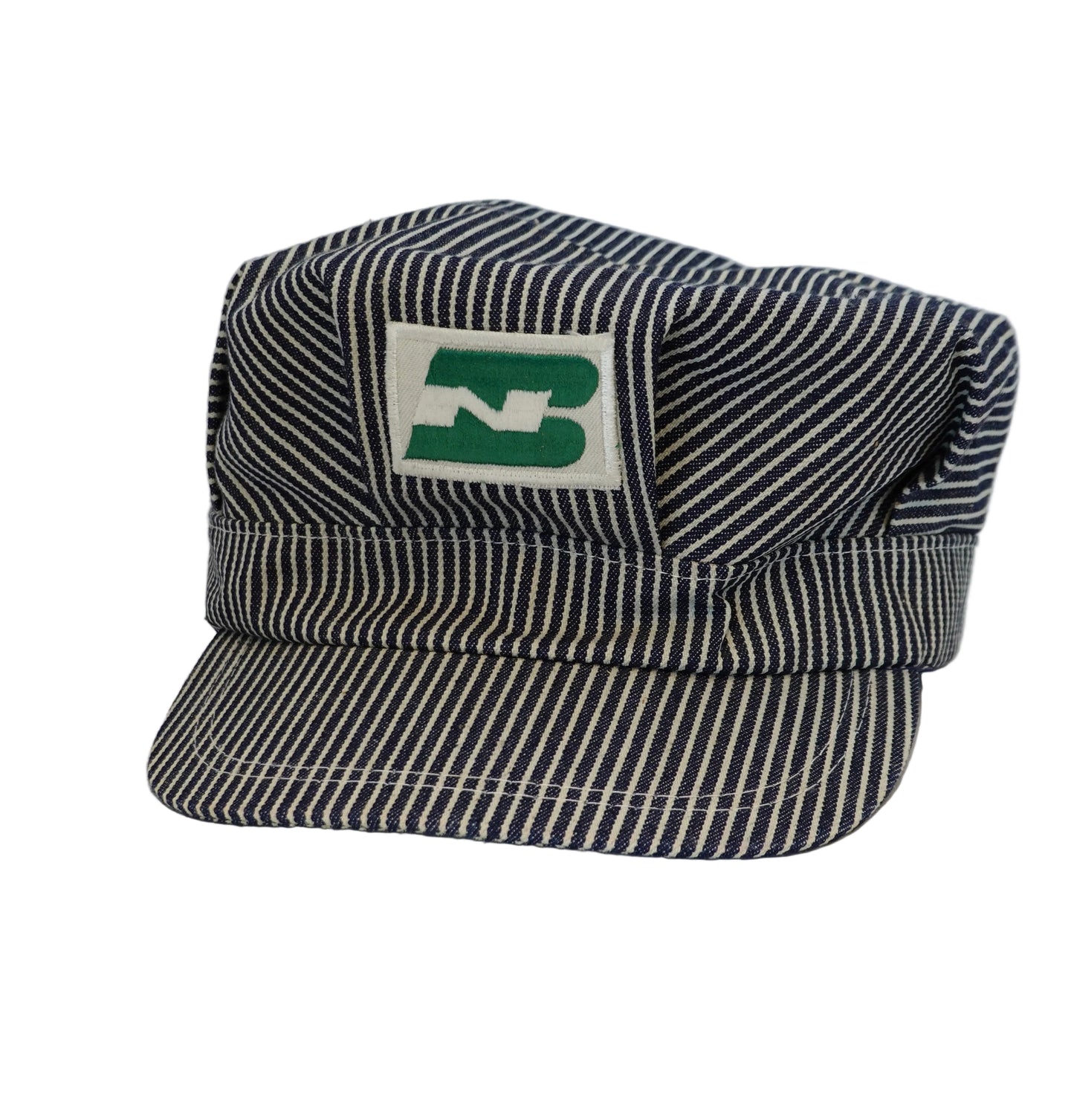 Vintage Burlington Northern Train Conductor Snapback Hat
