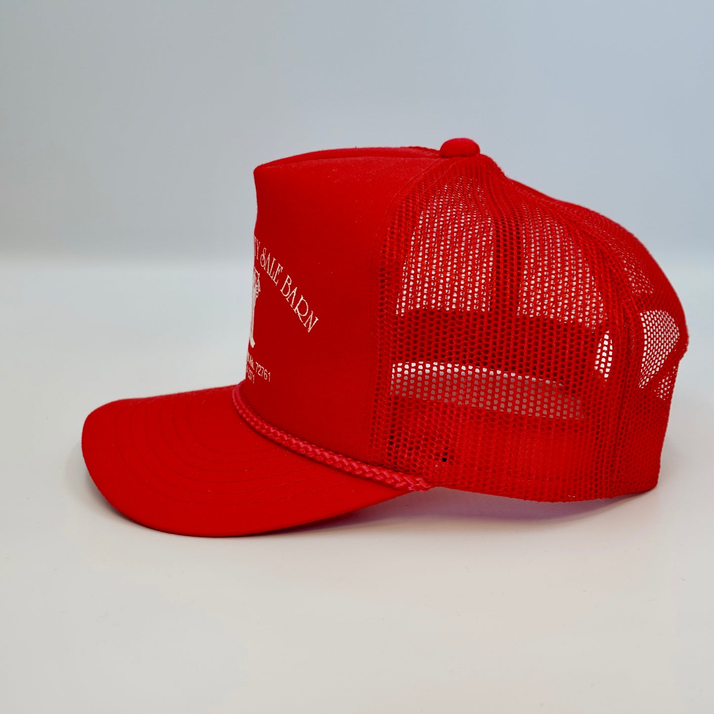 Vintage Benton County Sale Barn Siloam Springs Arkansas Snapbback Trucker Hat