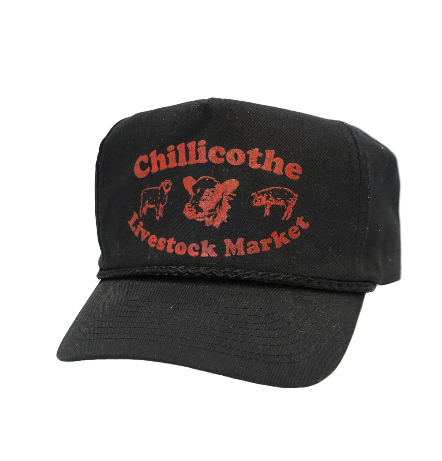 Vintage Chillicothe Livestock market Snapback Hat