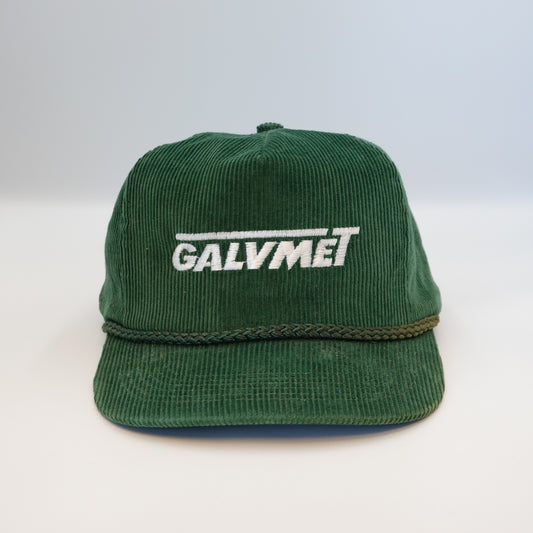 Vintage Galvmet Corduroy Snapback Hat