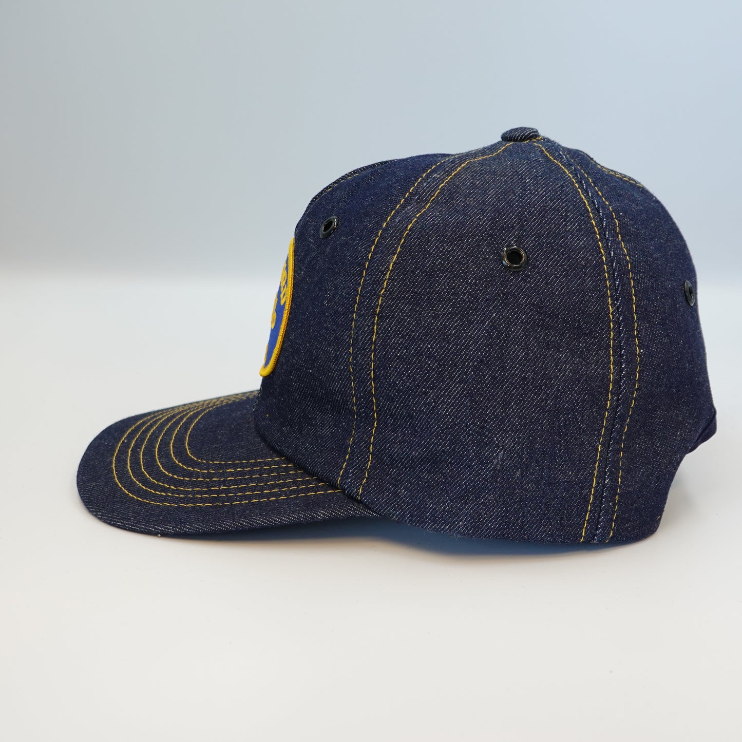Vintage Gold Card TPEL Club Denim Snapback Hat