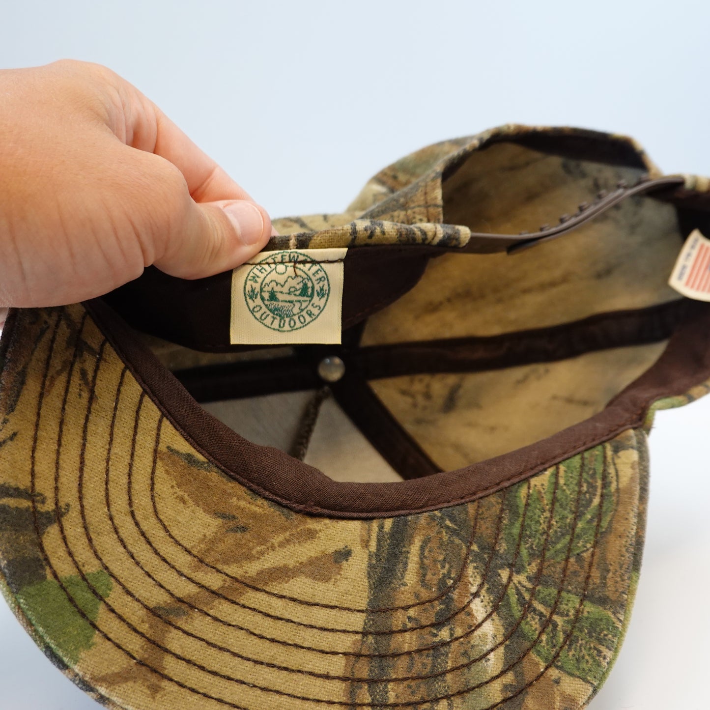 Vintage Camo Snapback Hat